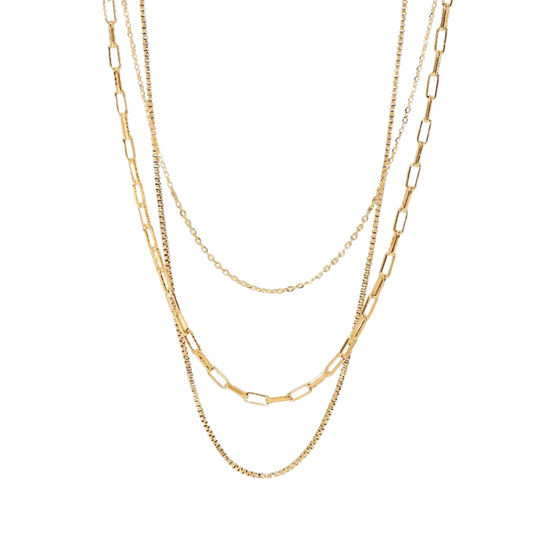 De Oro Layered Necklace