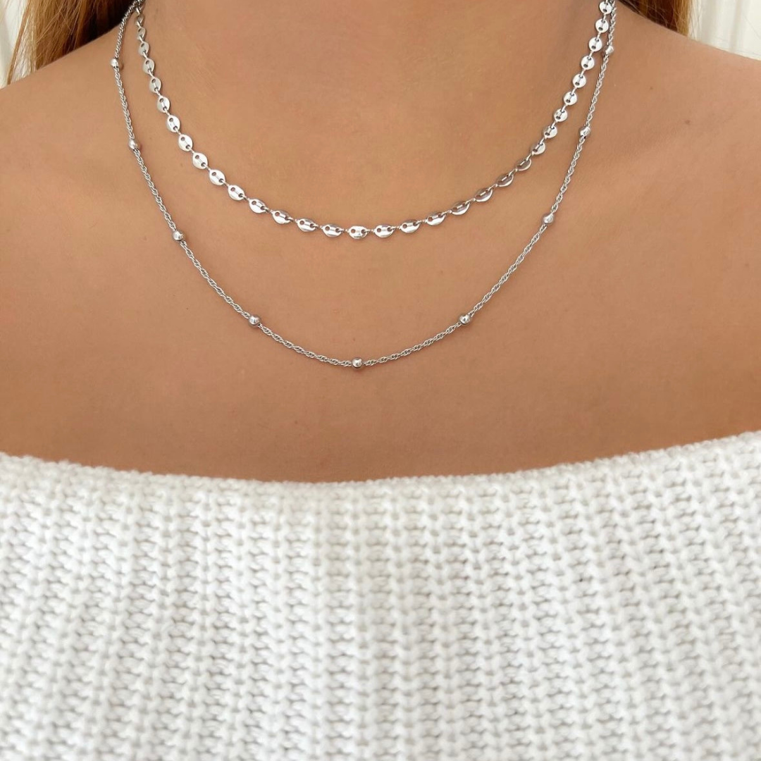 Linked - Silver Necklace