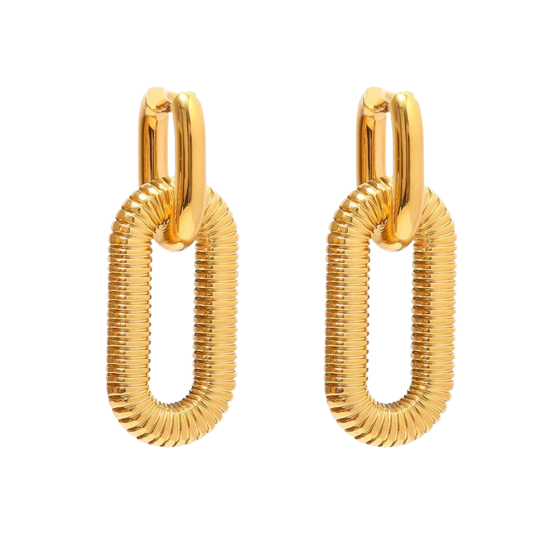 Duo 2-in-1 Earrings - Silver & Gold